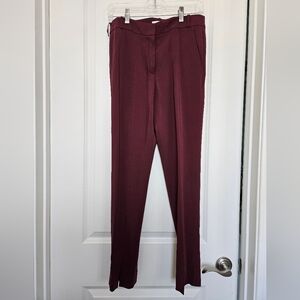 EUC. Tibi BEATLE Stretch Crepe Straight Leg Pants.
